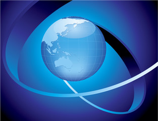 aqua globe - pacific ocean