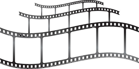 Fototapeta premium whita film tripple h wave