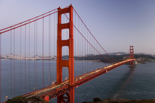 Golden Gate Bridge and of day light