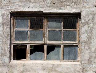 aged window