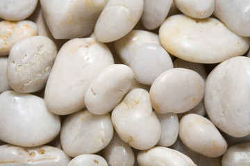 white stones