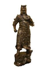 statue of chinese warrior