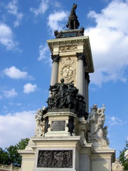 Fototapeta na wymiar madrid monument