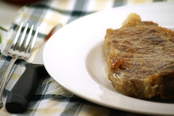 sauteed steak