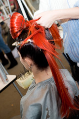 woman coiffure.