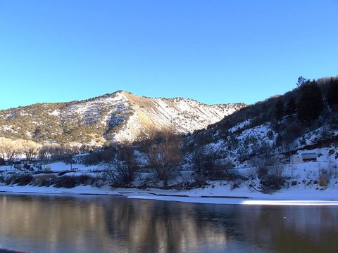 stock photo of colorado winter landscape