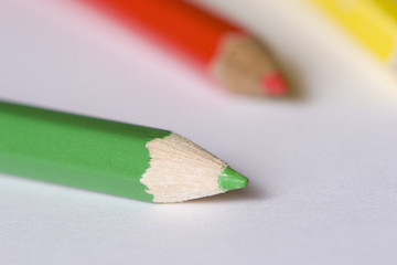 Obraz premium colored pencil closeup