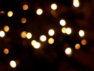 chirstmas lights on black background - 1941840