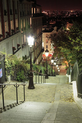 Fototapety  schody w montmartre