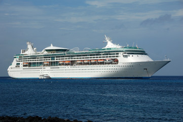 modern passenger cruise ship
