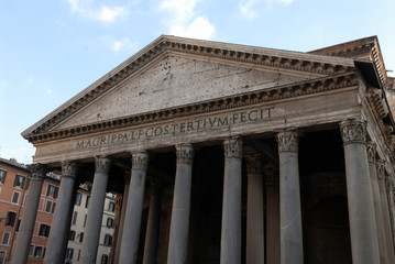 Naklejka premium pantheon facade