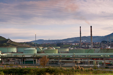 chimneys and storage tanks