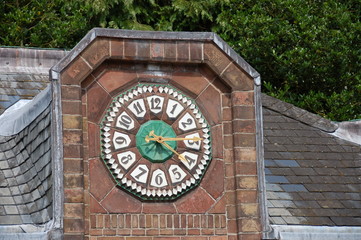 clock on building
