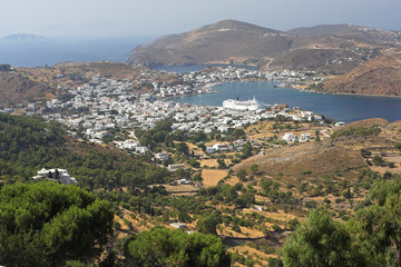 Obraz premium cruise in a greek island