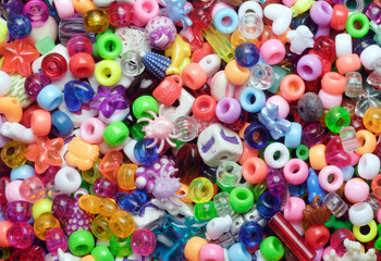 beads, multicoloured