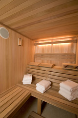 Fototapeta na wymiar niestandardowe budowy sauna
