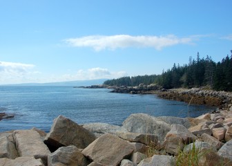 rocky shoreline