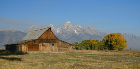 moulton barn autumn