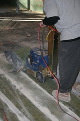 carpet removal machine