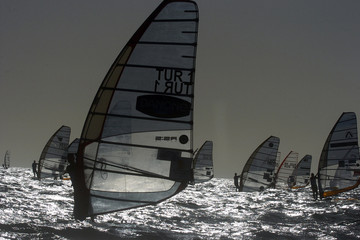 windsurfing