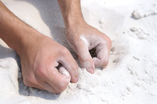 two hands