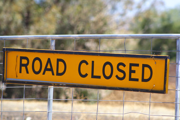 road closed
