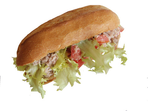 sandwich thon crudit&eacute;s