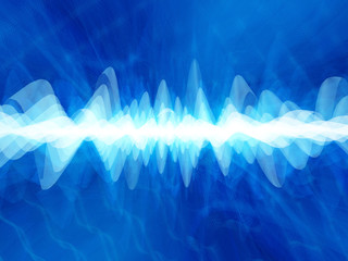 deep blue distortion