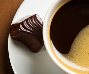 Obrazy na Szkle  kawa i czekolada