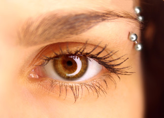 eye closeup