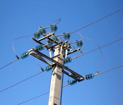ligne &eacute;lectrique.