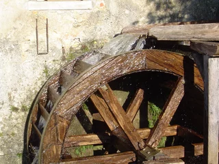 Photo sur Plexiglas Moulins roue du moulin