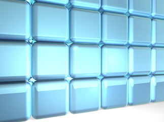 24 blue cubes