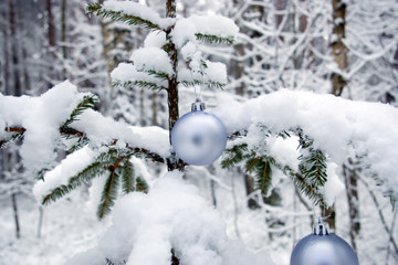 decorated cristmas tree