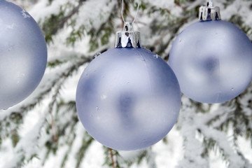 cristmas forest decoration