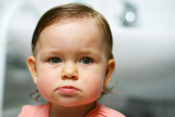 unhappy child