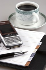 mobile phone and organizer