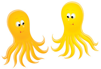 yellow octopus