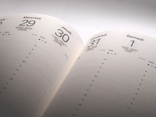 agenda papier