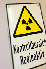 radioaktiv schild