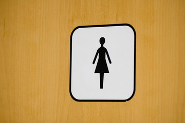 wc-schild frauen