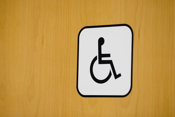 wc-schild behinderte