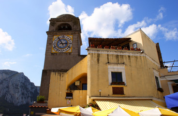 clocks on capri tower #1
