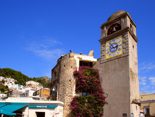 clocks on capri tower #2