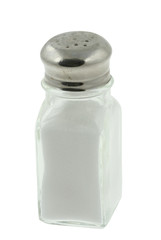 saltshaker on pure white background