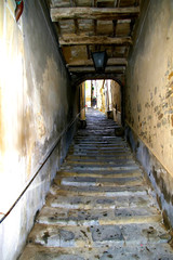 Fototapeta na wymiar ulica i schody