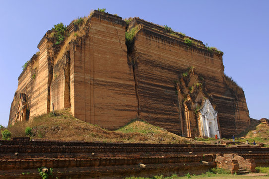 myanmar, mingun, unfinished pagoda