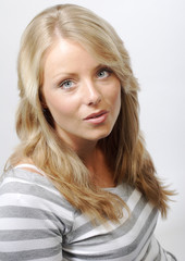Naklejka premium girl smiling
