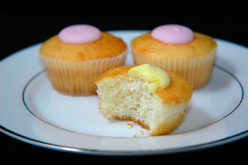 two and a half iced cakes