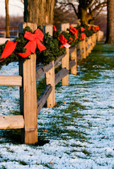 christmas fence